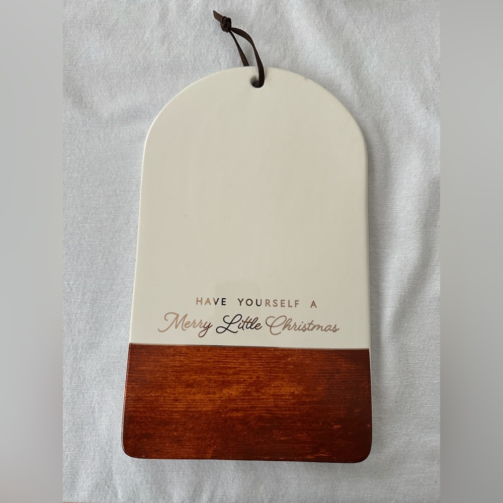 Ceramic Christmas Holiday platter/serving plate